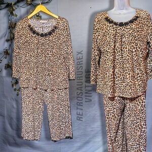 Leopard Print Pajamas
